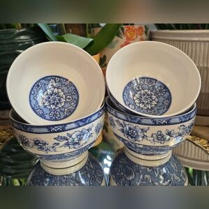 A Perfect Table Blue and White Blue Dynasty Bowls Cereal Indonesia